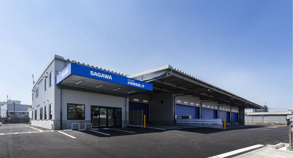 BTS型物流施設の外観