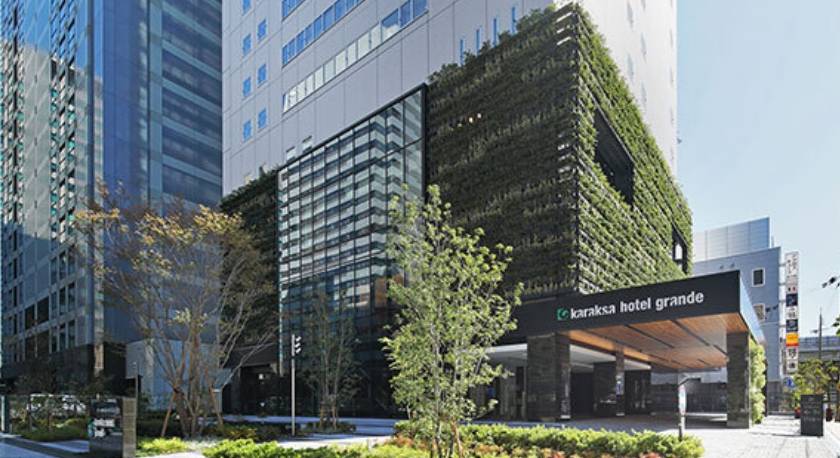 からくさホテルグランデ新大阪タワーの外観